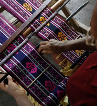Traditional crafts in Larantuka, Flores island, Indonesia