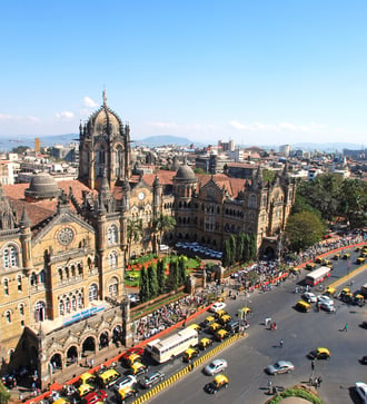 Railway terminus, Mumbai