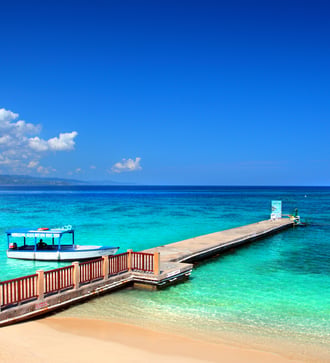 Doctor's Cave Beach Club in Montego Bay, Jamaica