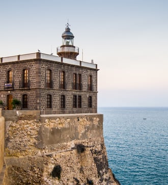 Lighthouse in Melilla, Spain