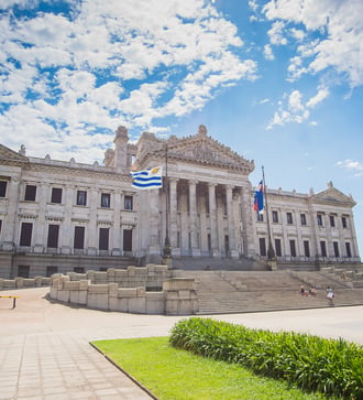 Legislative Palace in Montevideo, Uruguay