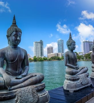 Temple in Colombo, Sri Lanka