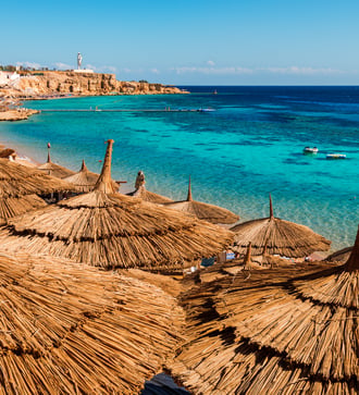 Beach in Sharm El-Sheikh, Egypt