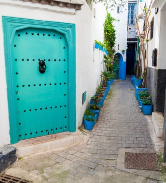 Street in the medina, Tangier