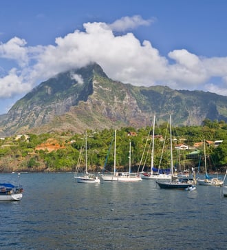 Atuona Bay, Hiva Oa, Marquesas, French Polynesia