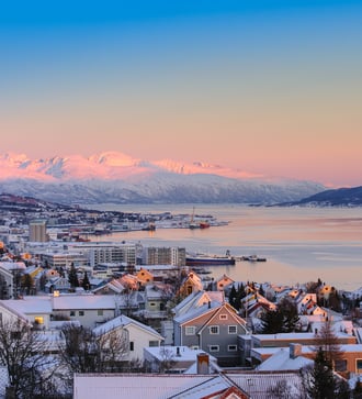 Tromso, Norway in winter