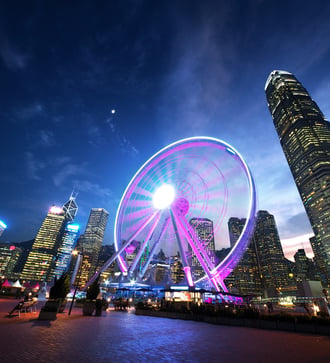 Observation wheel in Hong Kong