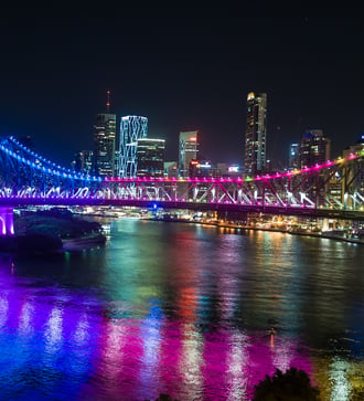 Brisbane by night
