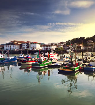 Saint-Jean-de-Luz harbour, France
