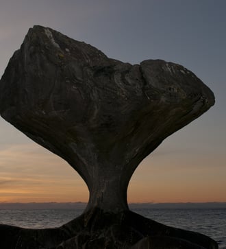 Kannesteinded rock near Maloy, Norway