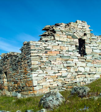 Viking church in Hvalsey, Greenland