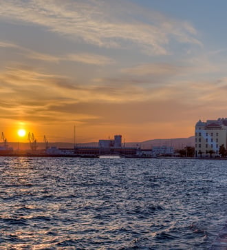 Volos harbour, Greece