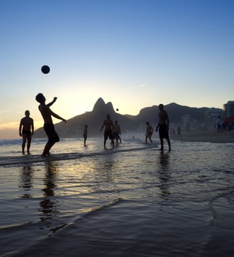 Rio de Janeiro - Football on Ipanema beach