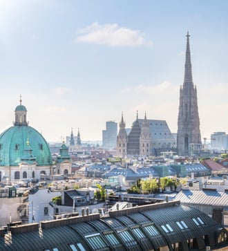 Vienna skyline, Austria