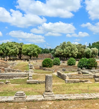 Ruins of Ancient Olympia, near Katakolon, Greece