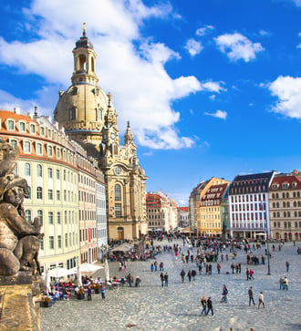 Frauenkirche church, Dresden, Germany