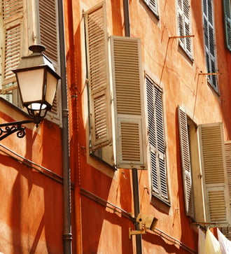 Nice old town, France