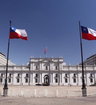 La Moneda palace in Santiago, Chile