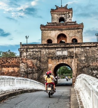 Imperial Palace gate, Hue, Vietnam
