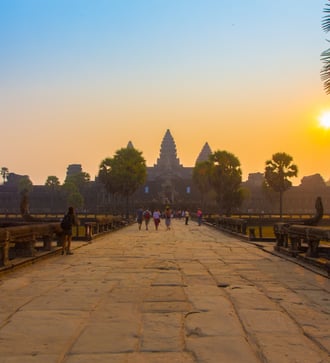 Sunrise over Angkor Wat, Cambodia