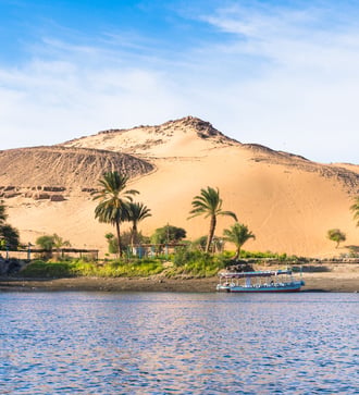 Sand dune near Aswan