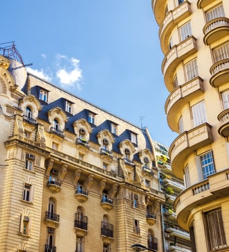 Architecture in Recoleta, Buenos Aires, Argentina