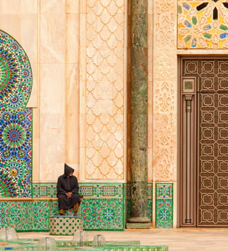 Exterior of Hassan II Mosque, Casablanca