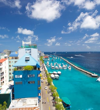 Boats in Malé, Maldives