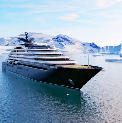 Rendering of Scenic Yacht Cruises newest yacht, Scenic Ikon