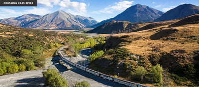 TranzAlpine Express, New Zealand