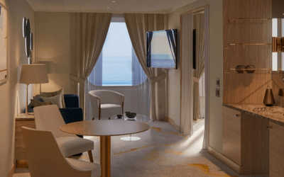 Sapphire Ocean View Suite on board Crystal Symphony