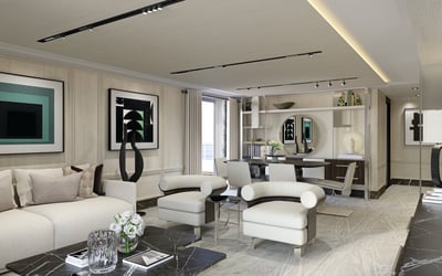 Regent Seven Seas Grandeur - Master Suite living room