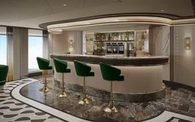 Rendering of Chartreuse Restaurant on board Seven Seas Prestige
