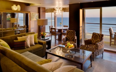 Crystal Penthouse Suite on board Crystal Symphony