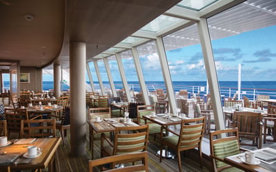 Marketplace Restaurant on board Crystal Symphony