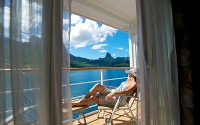 Paul Gauguin, one of our favourite luxury cruise lines