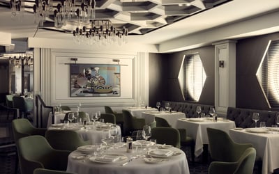 Fil Rouge Restaurant on board Explora Journeys