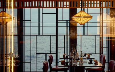 Sakura Restaurant on board Explora Journeys