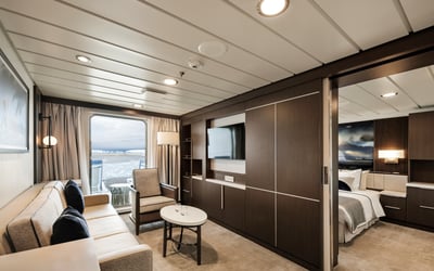 Junior Suite on board AE Expeditions' ship Douglas Mawson