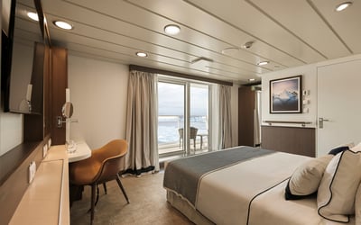 Balcony Stateroom Superior on board AE Expeditions' ship Douglas Mawson