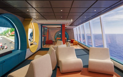 Rendering of Nautilus Teens Space on board Explora III