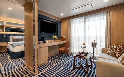 Star Suite on board Windstar Cruises' Star Seeker