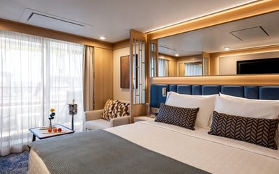Premier Veranda Suite on board Windstar Cruises' Star Seeker