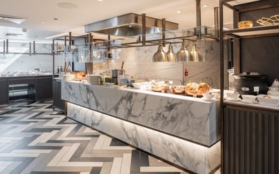 S.S. Victoria - Main Restaurant buffet
