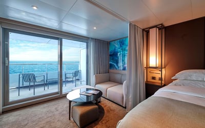 Verandah Suite on board Scenic Eclipse II