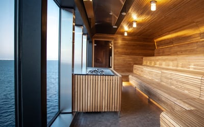 Hurtigruten - MS Roald Amundsen - Sauna