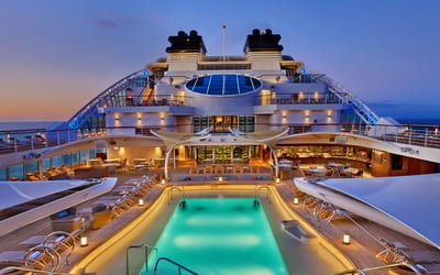 Seabourn Encore - Pool deck