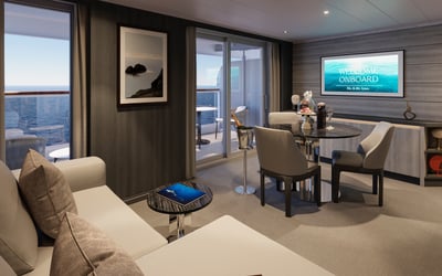 Rendering of Premier Penthouse on board Explora III