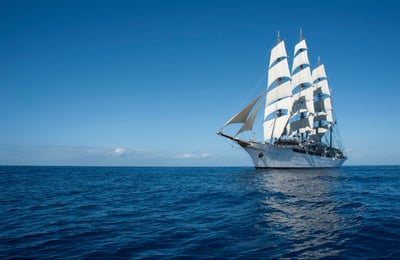 Sea Cloud Cruises' Sea Cloud ship at sea