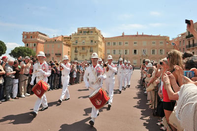 Changing of the Guard at the Prince's Palace, Monaco